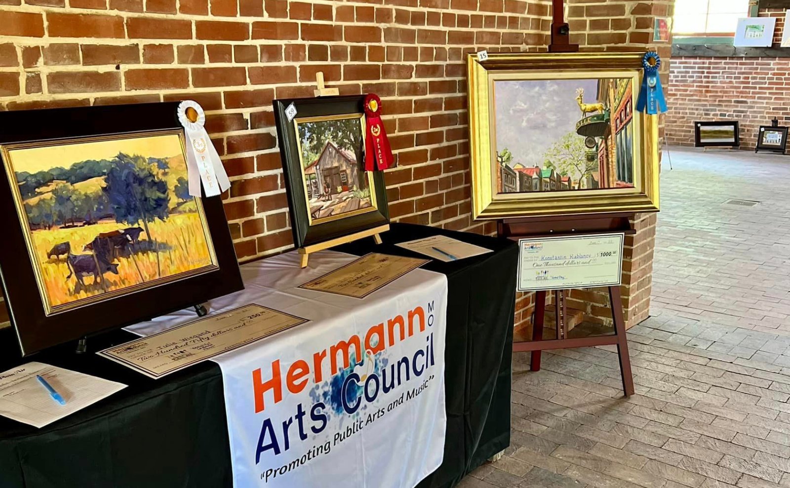 Do the First Friday Art Walk and the Hermann Art Festivals